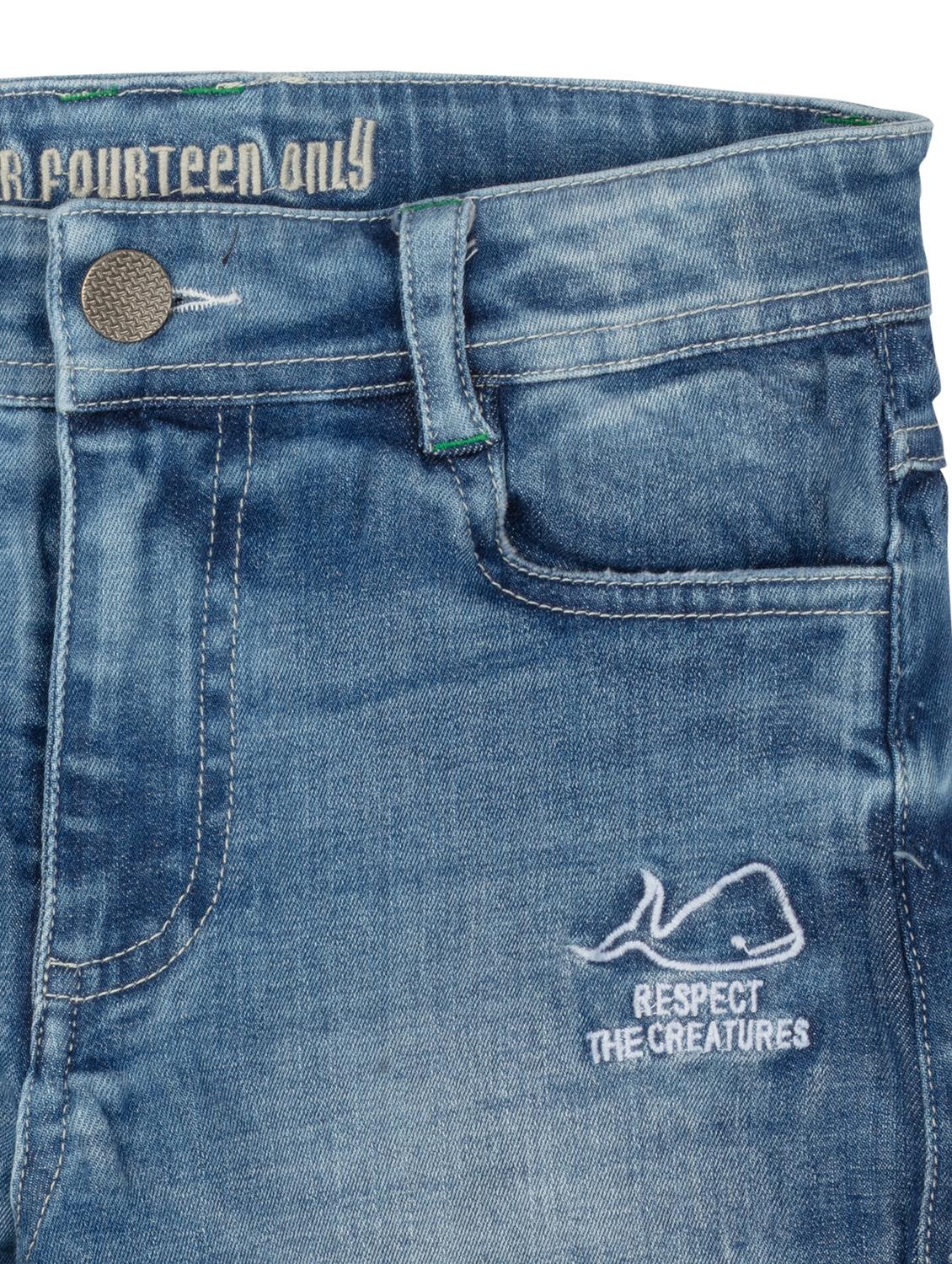 blue denim shorts - 17785650 - Zoom Image - 4