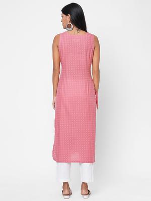 printed straight kurta - 17785745 - Standard Image - 3