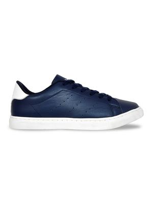 navy lace up sneaker - 17785890 - Standard Image - 2