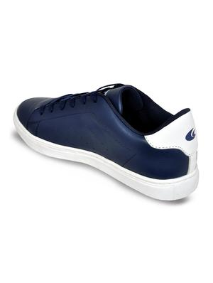 navy lace up sneaker - 17785890 - Standard Image - 3