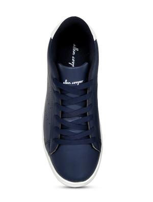 navy lace up sneaker - 17785890 - Standard Image - 5