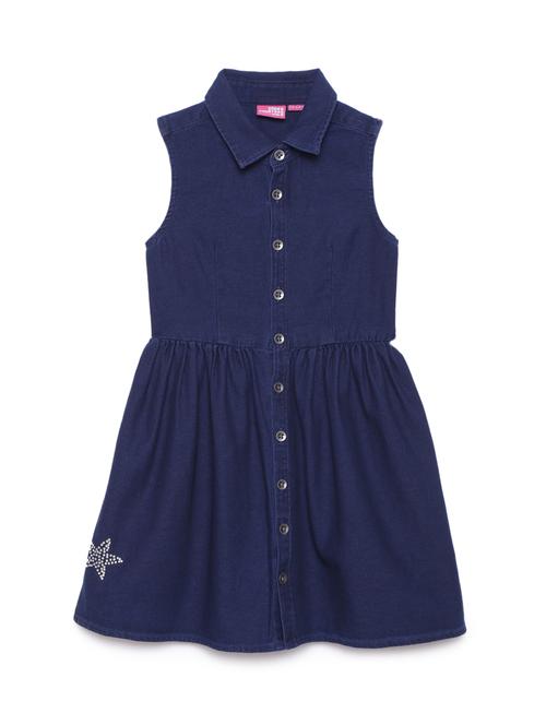 blue denim frock - 17786162 - Standard Image - 1