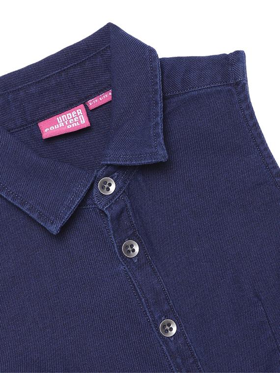 blue denim frock - 17786162 - Zoom Image - 3