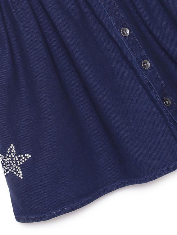 blue denim frock - 17786162 - Zoom Image - 4