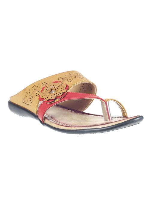 tan toe separator sandal - 17786858 - Standard Image - 1