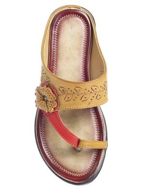tan toe separator sandal - 17786858 - Standard Image - 4