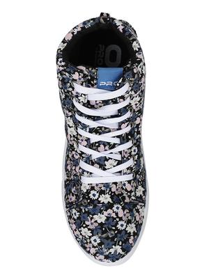 blue fabric laceup sneakers - 17786937 - Standard Image - 5