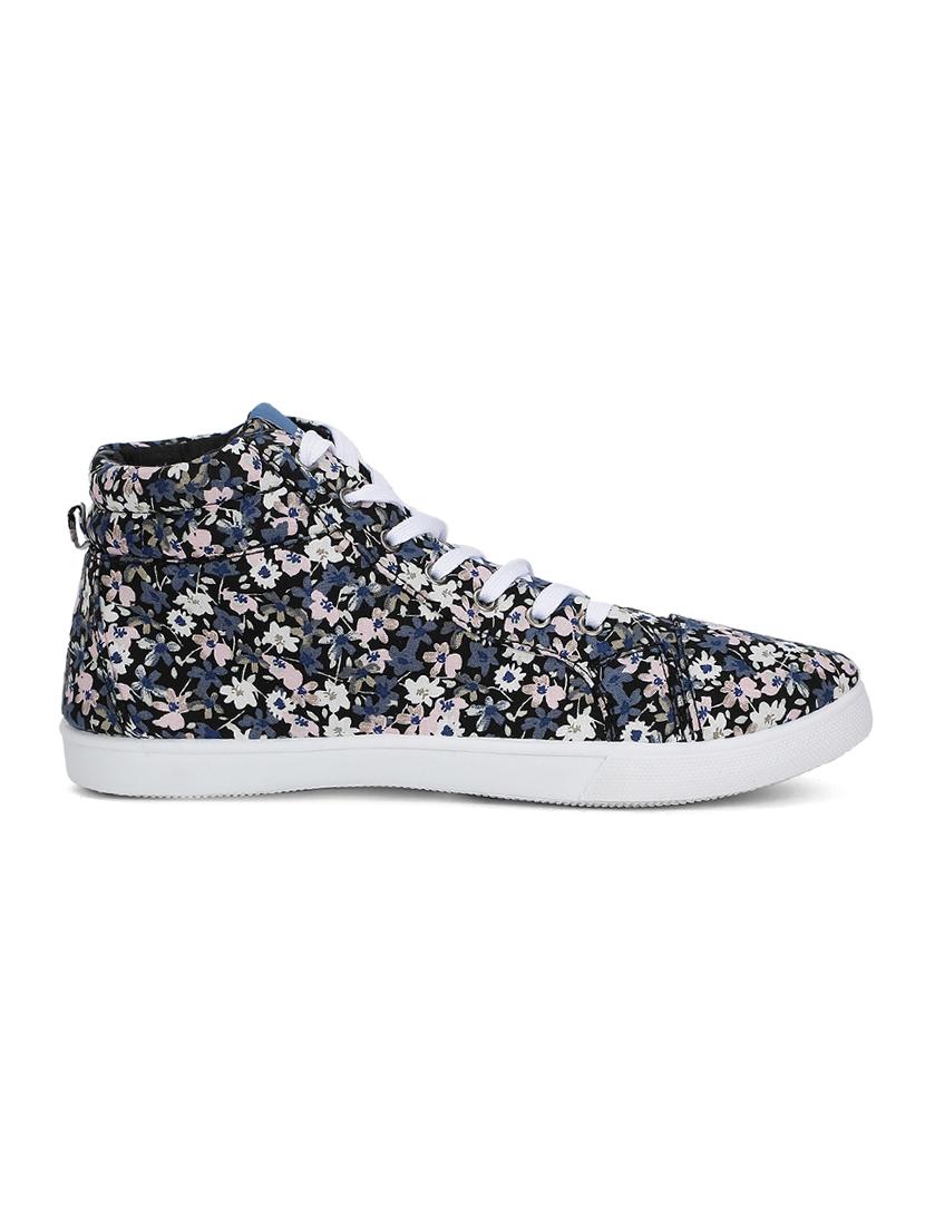 blue fabric laceup sneakers - 17786937 - Zoom Image - 2