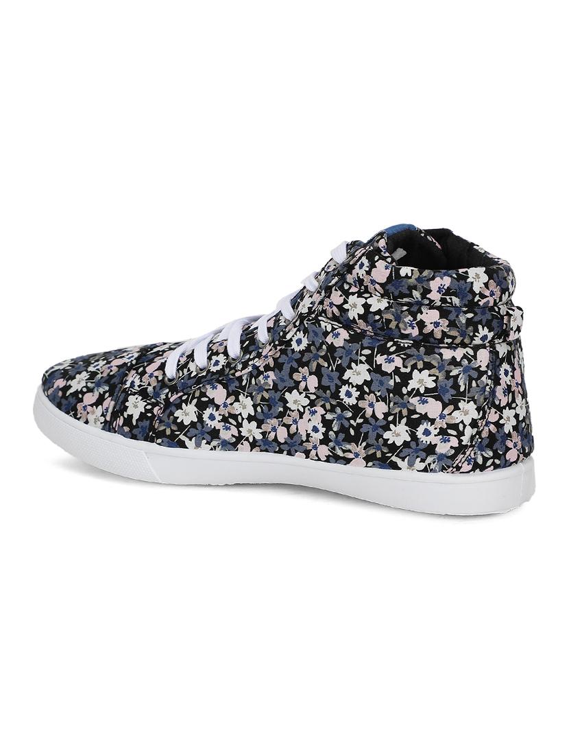 blue fabric laceup sneakers - 17786937 - Zoom Image - 3