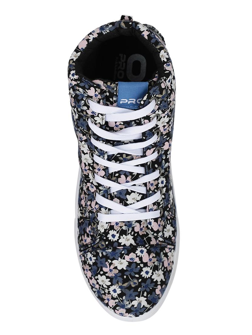 blue fabric laceup sneakers - 17786937 - Zoom Image - 5