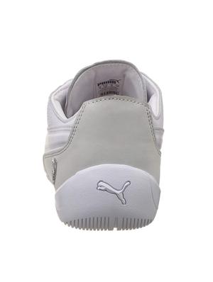 white synthetic lace up sneakers - 17788749 - Standard Image - 3