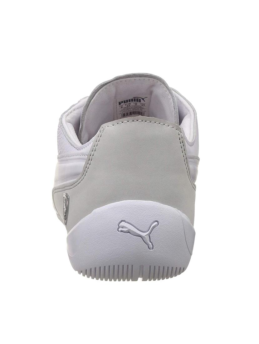 white synthetic lace up sneakers - 17788749 - Zoom Image - 3