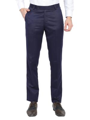 navy blue solid tuxedos suit - 17789954 - Standard Image - 3