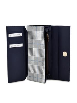blue leatherette pu regular wallet - 17790426 - Standard Image - 4