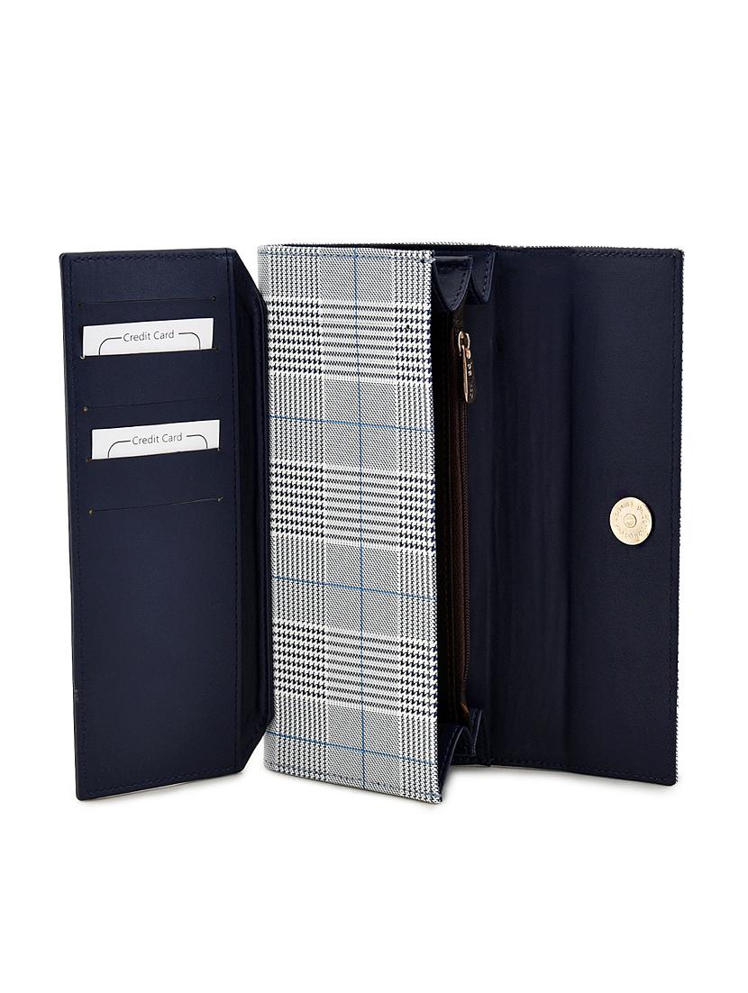 blue leatherette pu regular wallet - 17790426 - Zoom Image - 4