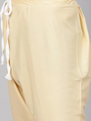 yellow printed silk blend kurta pyjama set - 17790451 - Standard Image - 4