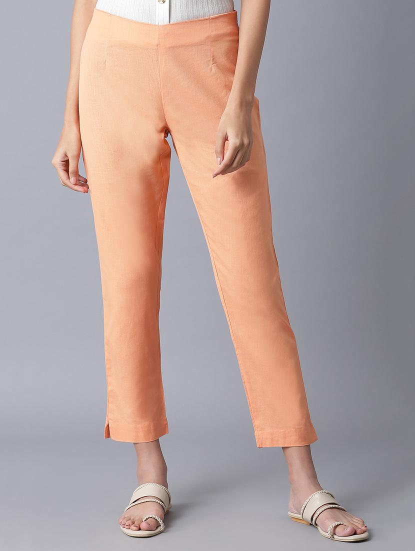 mid rise flat front trouser - 17790721 - Zoom Image - 1