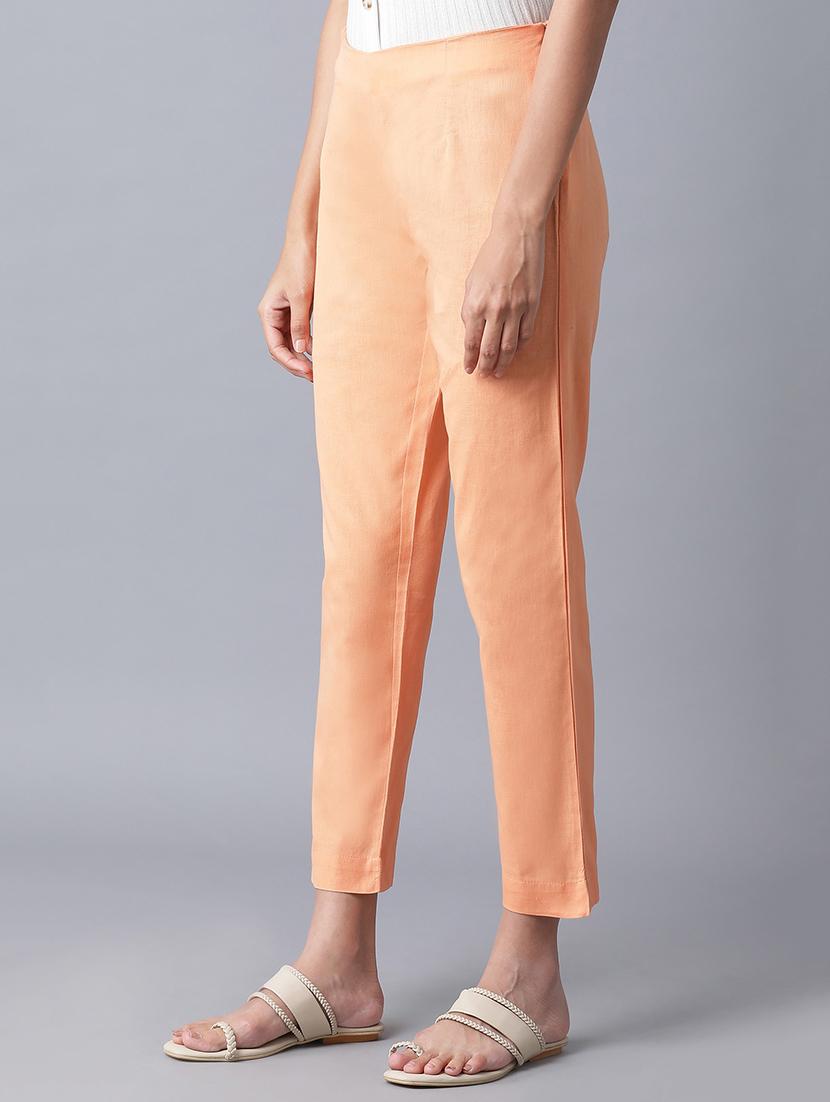 mid rise flat front trouser - 17790721 - Zoom Image - 2