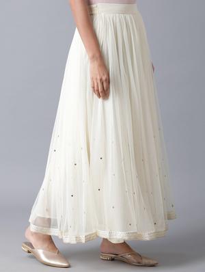 printed flared skirt - 17791057 - Standard Image - 3