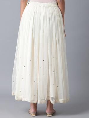 printed flared skirt - 17791057 - Standard Image - 4