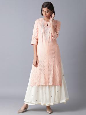 printed flared skirt - 17791057 - Standard Image - 5
