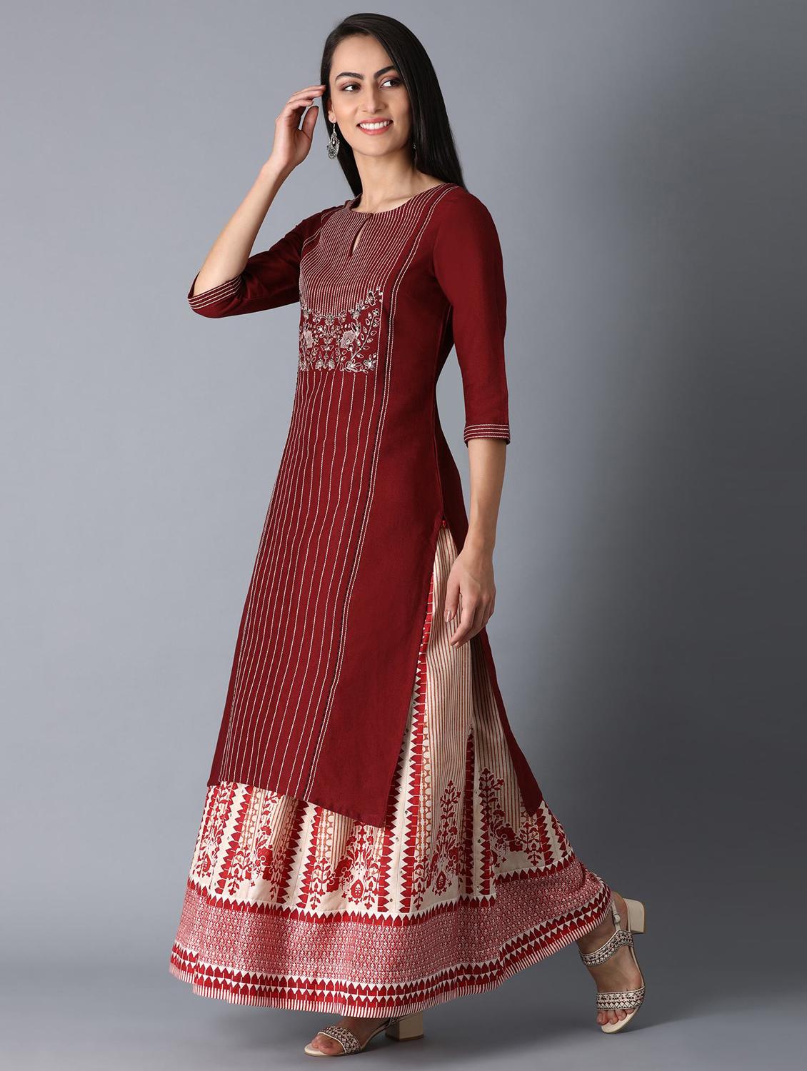 printed flared skirt - 17791061 - Zoom Image - 5