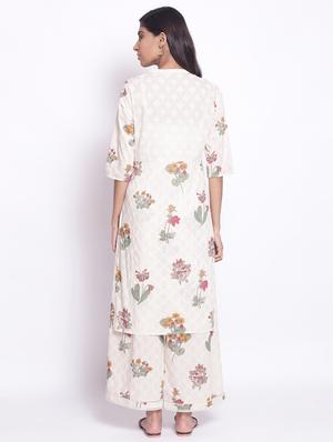 floral straight kurta - 17791135 - Standard Image - 3