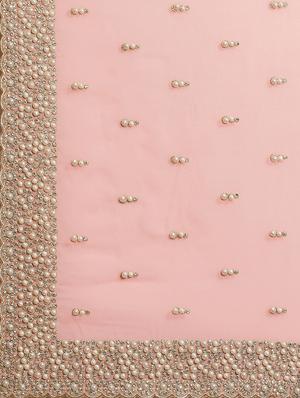 pastel embroidered saree with blouse - 17792062 - Standard Image - 6