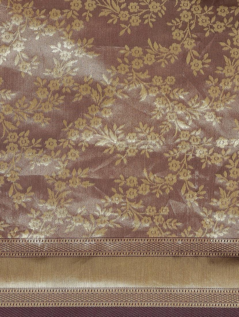 self design woven saree with blouse - 17792078 - Zoom Image - 6