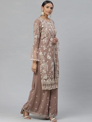 embroidered unstitched suit - 17792698 - Standard Image - 2