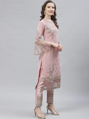 embroidered unstitched suit set - 17792750 - Standard Image - 2