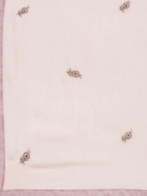 embroidered unstitched suit set - 17792750 - Standard Image - 5