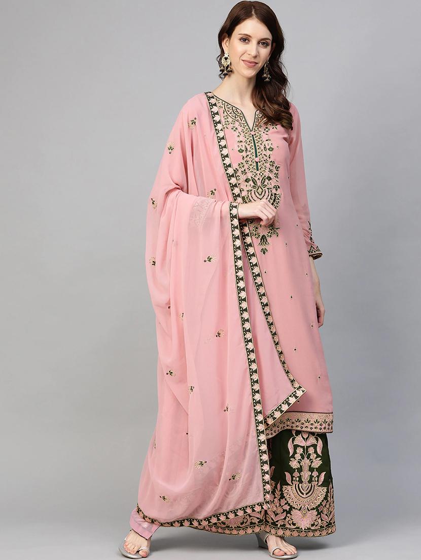 embroidered unstitched suit set - 17792760 - Zoom Image - 1