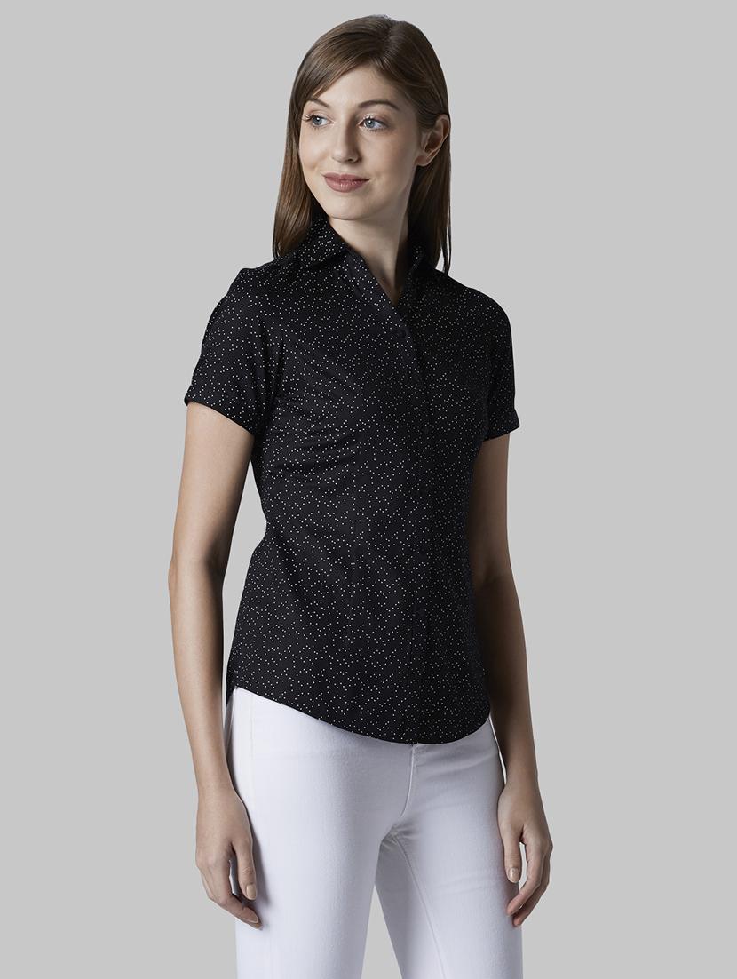 black printed shirt - 17793072 - Zoom Image - 2