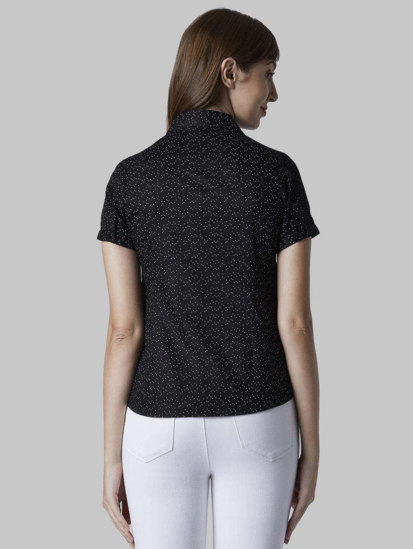 black printed shirt - 17793072 - Zoom Image - 4