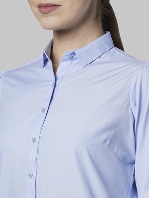 bell sleeved solid shirt - 17793102 - Standard Image - 6