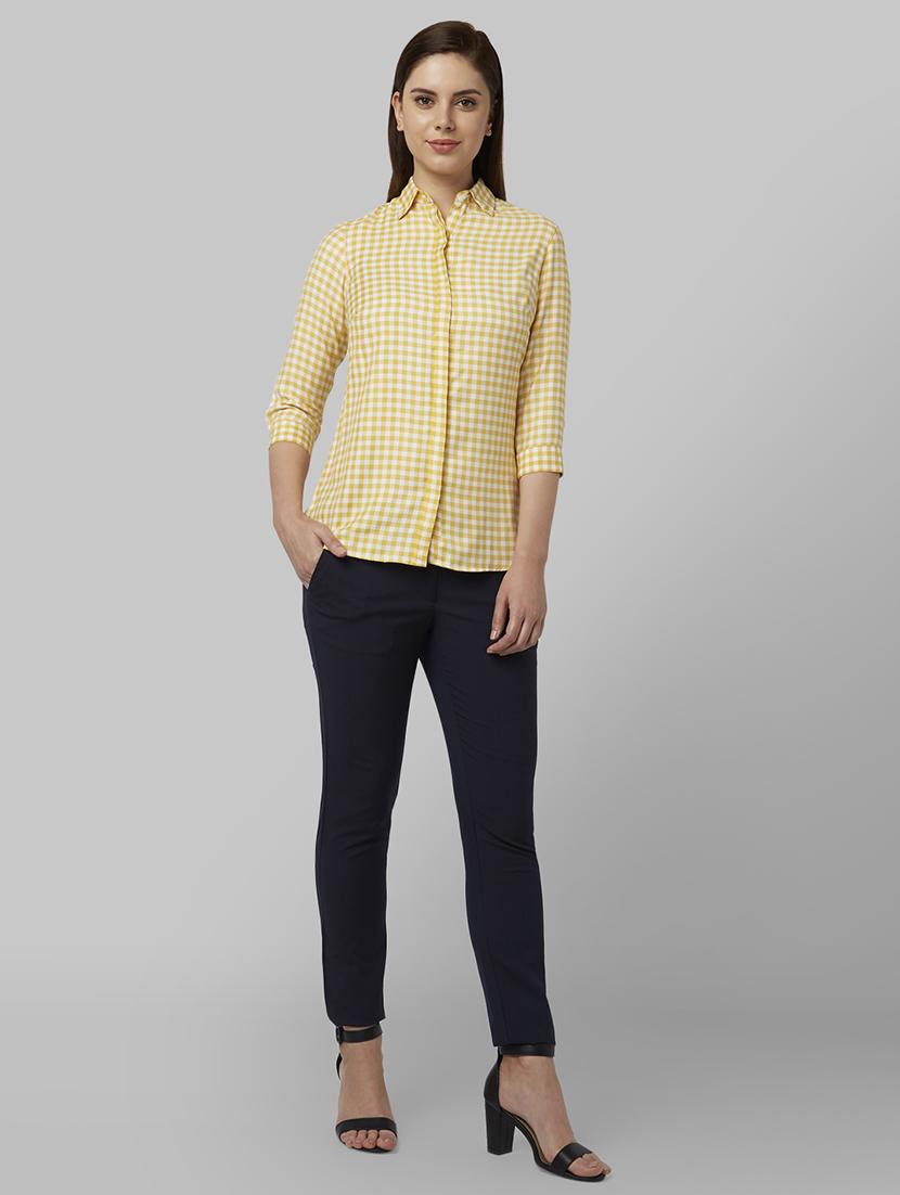 yellow checkered shirt - 17793115 - Zoom Image - 5