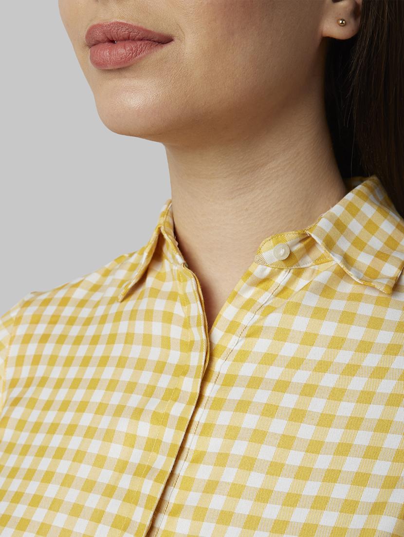 yellow checkered shirt - 17793115 - Zoom Image - 6