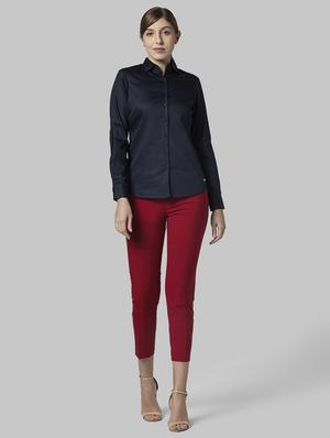 long sleeved solid shirt - 17793135 - Standard Image - 5