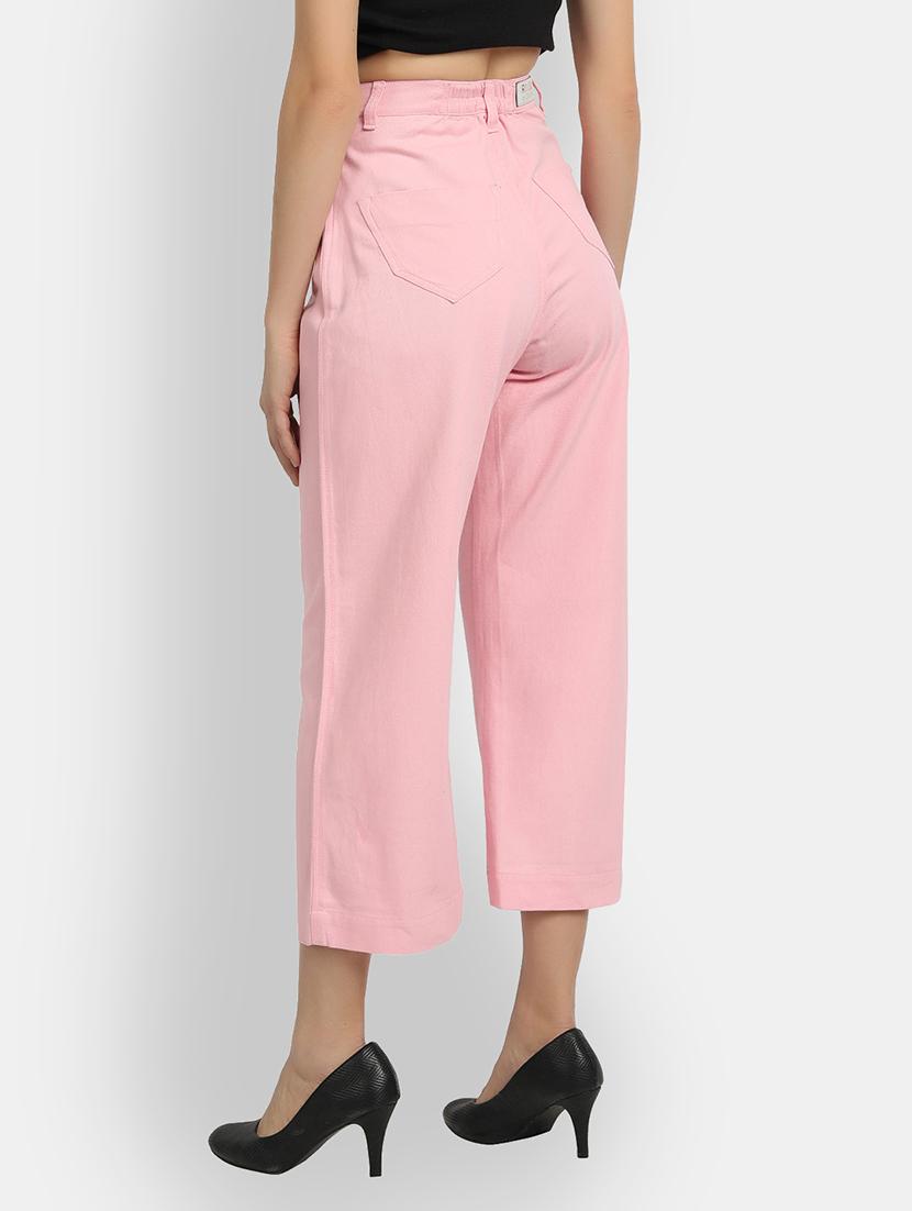 mid rise solid wide leg jean - 17793530 - Zoom Image - 3