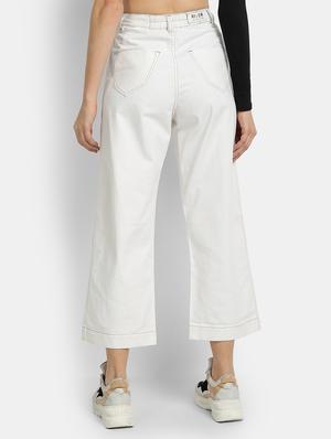 mid rise solid wide leg jean - 17793531 - Standard Image - 3