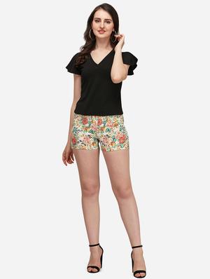 overlap neck solid top - 17793649 - Standard Image - 4