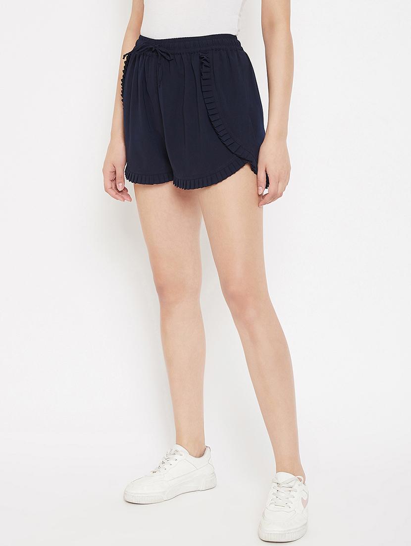 drawstring waist solid short - 17793838 - Zoom Image - 2