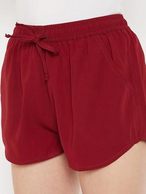 drawstring waist solid short - 17793839 - Standard Image - 5