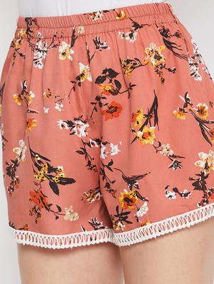 mid rise floral short - 17793849 - Standard Image - 5