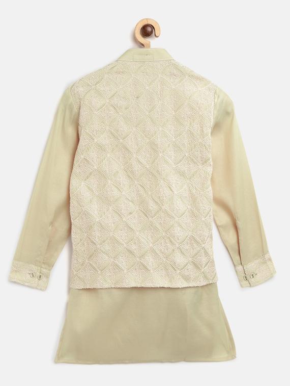 green printed kurta pajama set - 17794016 - Zoom Image - 2