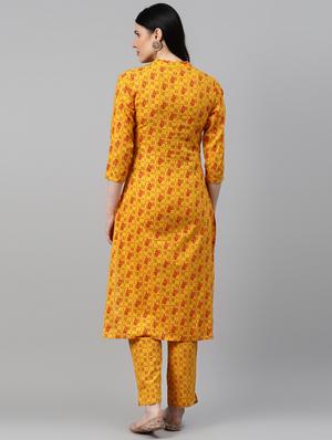 printed kurta pant set - 17794496 - Standard Image - 3