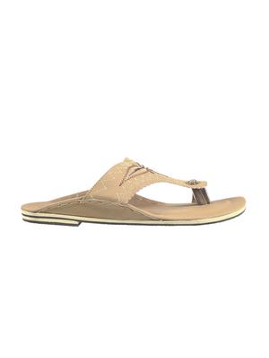 beige leather slip on slippers - 17794616 - Standard Image - 2