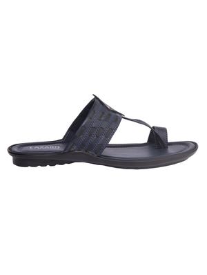 blue leather slip on slippers - 17794619 - Standard Image - 2