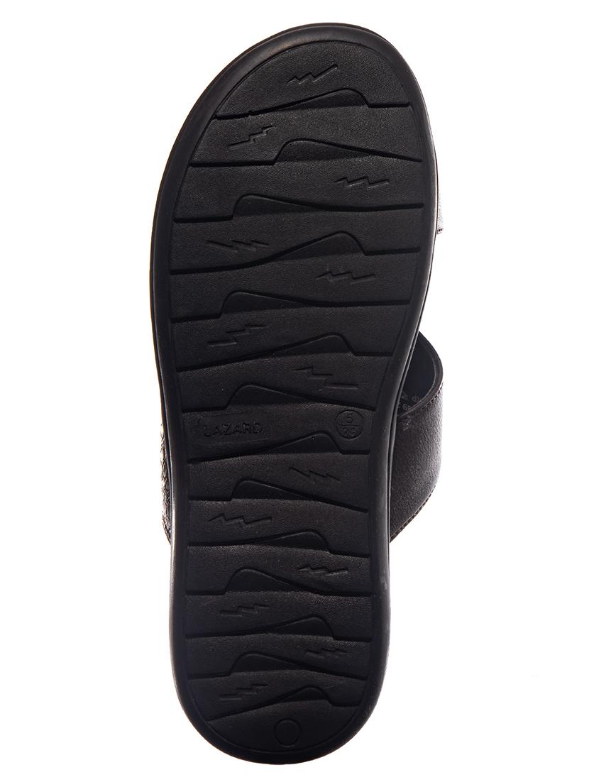 brown leather slip on slippers - 17794628 - Zoom Image - 4